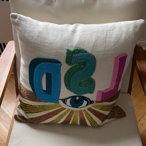 Jonathan Adler LSD sequin pillow